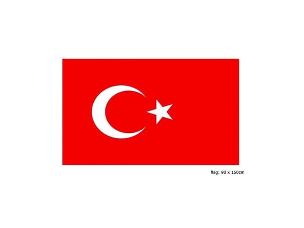 Flagga Turkiet 90 x 150