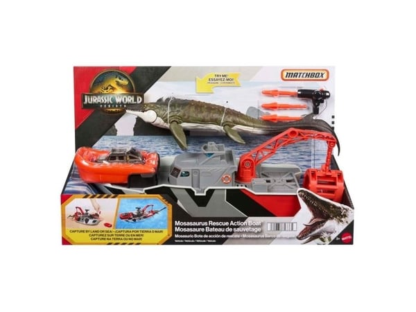 Jurassic World Rebirth Mosasaurus Rescue Boat Jurassic World Rebirth Mosasaurus Rescue Boat