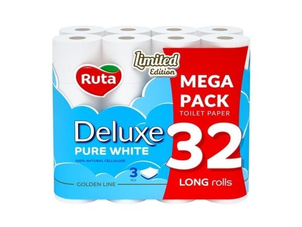 WC-PAPERI RUTA PUREWHITEDEL 32RUL 3SL 3SL