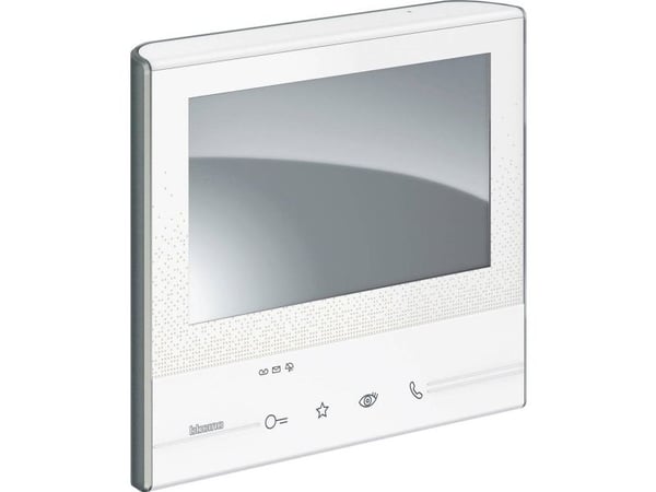Legrand CLASSE300 X13E ljus videoporttelefon 2-trådig, WLAN video-inomhusenhet för 1-familj vit