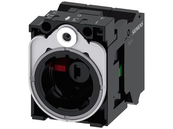Siemens 3SU1551-1AB20-3MA0 Pidike 3-pyörävyö, LED-elementti (B x K) 30 mm x 40 mm 1 kpl 1 kpl