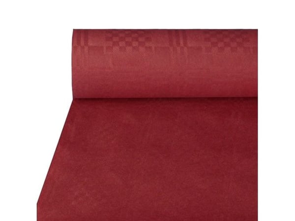 Papstar 12571, Rektangulær, Papir, Bordeaux, Mønster, 1 stykker, 1000 mm