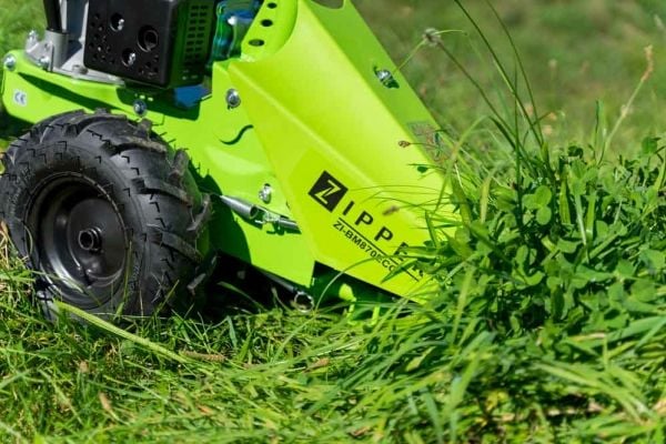 Zipper ZI-BM870ECO, Gressklipper som man spaserer bak, 87 cm, Roterende blader, 3,2 l, Firehjulstrekk, 2 hjul
