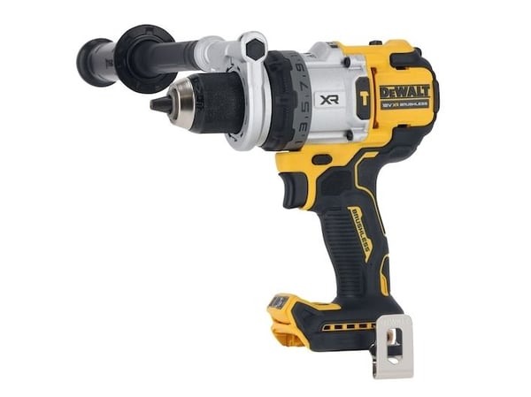 DeWALT DCD1007NT-XJ, Borr med pistolgrepp, utan nyckel, Borstlös, Svart, Gul, 1,3 cm, 2250 RPM - SOLO