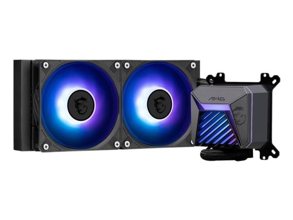 MSI MAG Coreliquid A15 240, All-in-one-nesteenjäähdytin, 12 cm, musta
