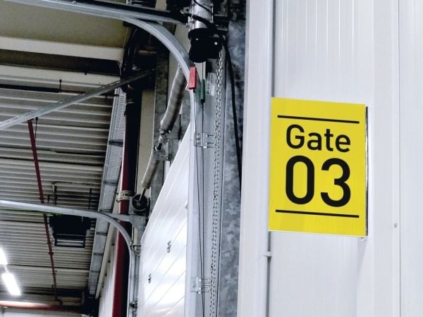 Durable 185919 Gångskylt självhäftande A4 hög 10 st