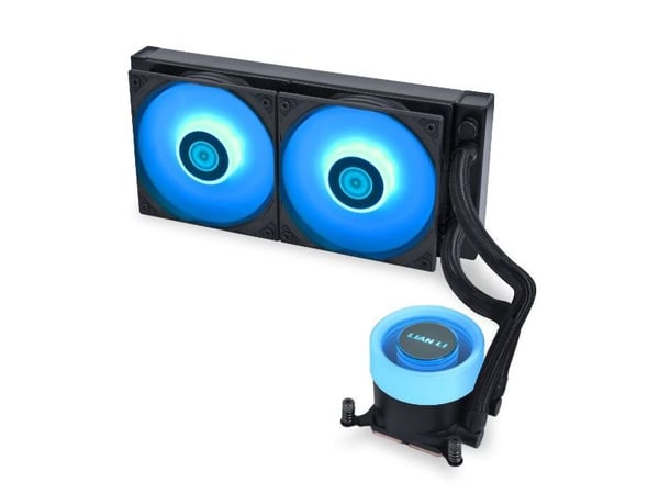 Lian Li GA II LITE, Vätskekylningskit, 12 cm, 300 RPM, 2500 RPM, Svart