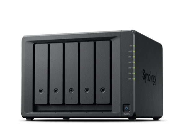 Synology DX525, 2,46 kg, Työpöytä, musta