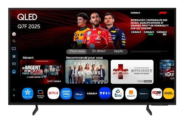 Samsung TQ50Q7FAAU - 50" Diagonalklasse Q7F Series LED-bakgrunnsbelyst LCD TV - QLED - Smart TV - Tizen OS - 4K UHD (2160p) 3840 x 2160 - HDR - Qua...