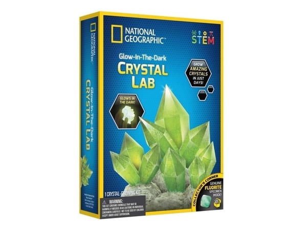 National Geographic Glow in Dark krystallvekstssett