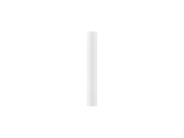 Hvid satinrulle, 0,36 x 9 m