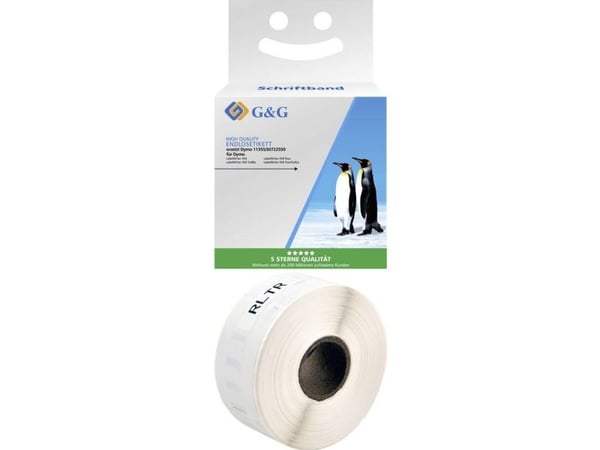 G&G 5D11355-TD, Hvit, DYMO, Dymo LabelWriter 450 Dymo LabelWriter 450 Duo Dymo LabelWriter 450 Turbo Dymo LabelWriter 450 Twin..., 1,9 cm, 5,1 cm, ...