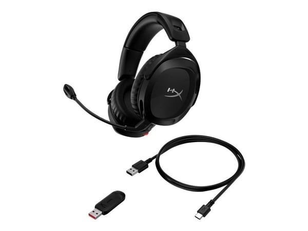 HyperX Cloud Stinger 2 - Gaming - hodesett - full størrelse - kablet - 3,5 mm jakk - svart - for Victus by HP Laptop 15, 16; EliteDesk 800 G6; Lapt...
