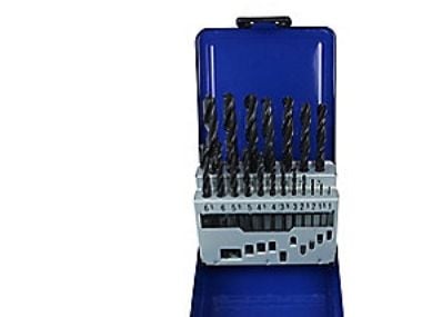 HSS-metalborsæt 1-10 mm 19 del - Pro-Fit DIN 338 material 4241