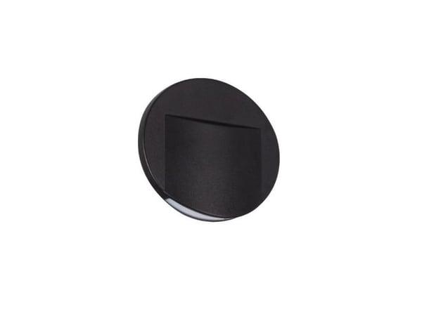 Kanlux LED askelvalaisin 12V 0,8W ERINUS LED O B-NW 4000K 15lm musta 33335