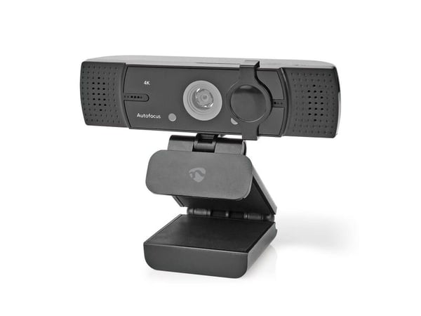 Nedis Webcam | Full HD@60fps / 4K@30fps | Autofokus | Inbyggd mikrofon | Svart