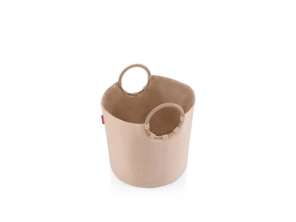 Reisenthel loophome S, Aluminium, Polyester, Kurv, Twist coffee, Monokromatisk, Innendørs, Rund