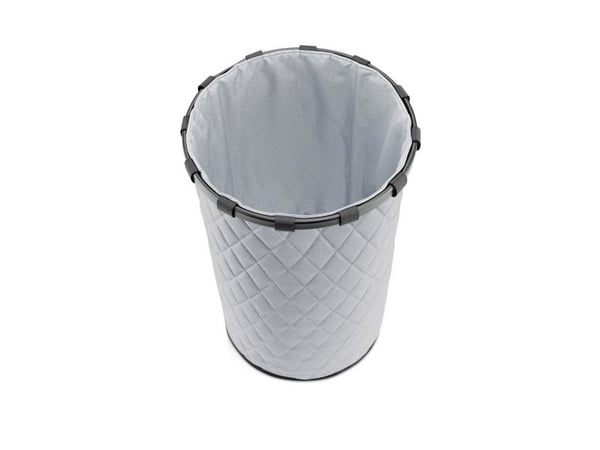 Reisenthel homebasket L, Grå, Aluminium, Polyester, Kurv, Monokromatisk, Geometrisk mønster, Innendørs