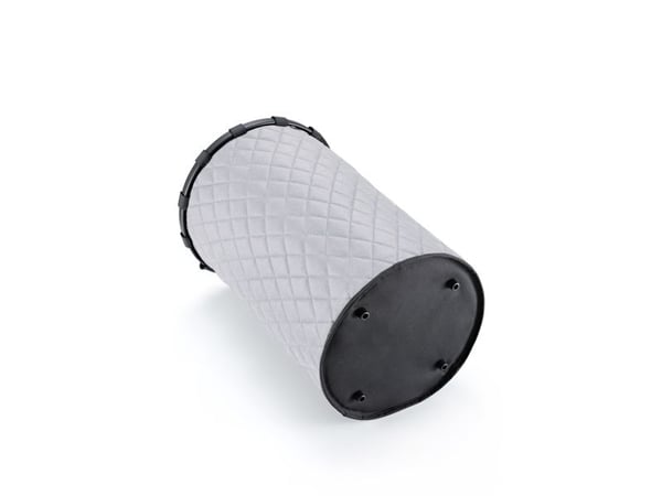 Reisenthel homebasket L, Grå, Aluminium, Polyester, Kurv, Monokromatisk, Geometrisk mønster, Innendørs