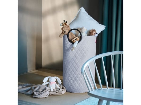 Reisenthel loophome L, Grå, Aluminium, Polyester, Kurv, Monokromatisk, Geometrisk mønster, Innendørs