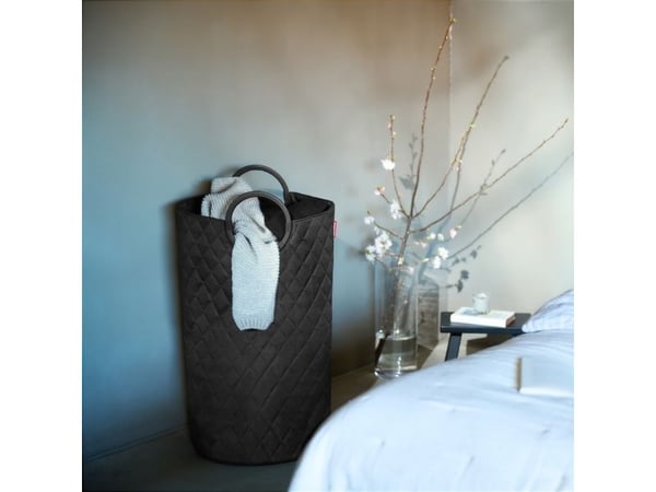 Reisenthel loophome L, Sort, Aluminium, Polyester, Kurv, Monokromatisk, Geometrisk mønster, Innendørs