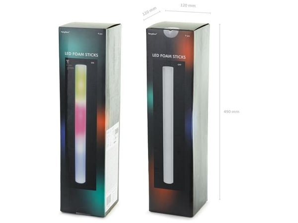 LED-skumstickor, 9 st