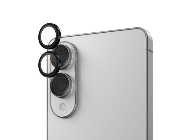 PanzerGlass Hoops - Black Metal Edition - linsebeskytter for mobiltelefon - svart - for Samsung Galaxy S25 Edge