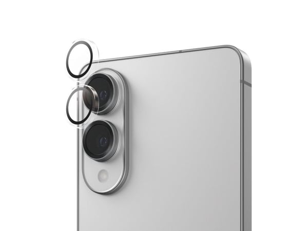 PanzerGlass ® Hoops® Transparent kameralinsebeskytter Samsung S25 Edge, Samsung, Samsung - Galaxy S25 Edge 5G, Tørr påføring, Ripebestandig, Støtbe...