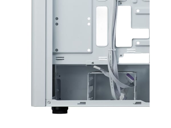 Cooler Master Elite 502, Midi Tower, PC, Hvit, ATX, EATX, ITX, Micro ATX, Stål, Spilling