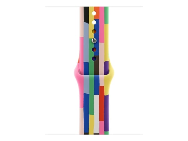 Apple - Pride Edition - bånd for smart armbåndsur - 42mm - M/L-størrelse - for Watch Hermès Series 7, Hermès Series 9, SE 3, Series 10, Series 11, ...