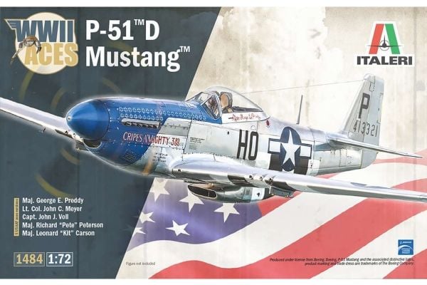 Plastmodell P-51D Mustang Aces 1/72