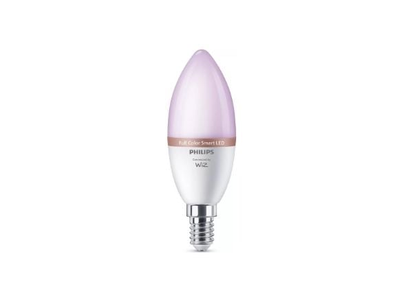 Philips - LED - form: C37 - glaserad finish - E14 - 4.9 W (motsvarande 40 W) - klass F - cool white/warm white - 2200-6500 K (paket om 3)