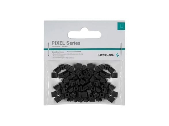 Deepcool PIXEL Series - System cabinet decorative bits - pantone black U (en pakke 100 deler)