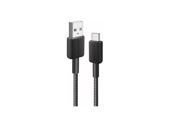 Anker 322 - USB-kabel - USB (hane) till USB-C (hane) - 5 V - 3 A - 1.8 m - svart
