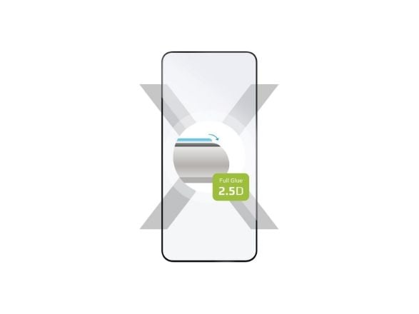 Fast fast skjermbeskytter | Xiaomi | 14T/14T Pro | Herdet glass | Svart | Fullt deksel 2.5D