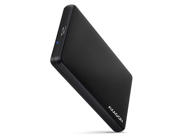 AXAGON EE25-SL eksternt 2,5" deksel, USB 3.0 / SATA III - USB-A, svart