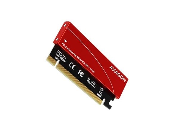 AXAGON PCEM2-S - Grensesnittsadapter - M.2 - M.2 NVMe Card - PCIe 3.0 x16