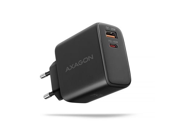 AXAGON ACU-PQ45 QC 3.0, 4.0 / AFC / FCP / PPS / PD, 45W, musta