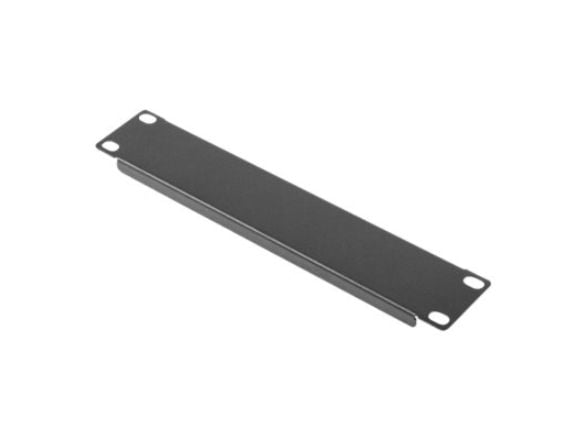 Lanberg - Rackblankingspanel - RAL 9004, svart - 1U - 10"