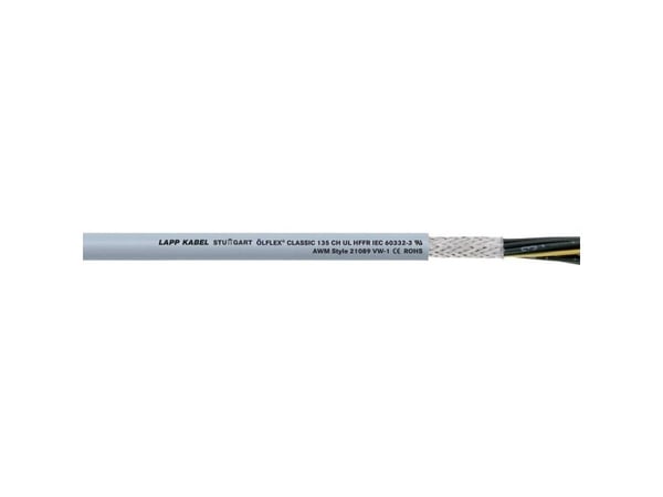 Lapp ÖLFLEX CLASSIC 135 CH, 50 m, Grå, 176 kg/km, 248 kg/km, 4000 V, 2,5 mm²