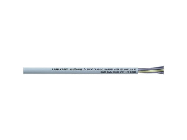 Lapp ÖLFLEX 1123120, 100 m, Grå, 172,8 kg/km, 289 kg/km, 4000 V, 1,5 mm ²