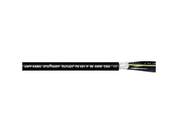 LAPP 1028312/50 Hinausketjun kaapeli ÖLFLEX® FD 891 P 12 G 1,5 mm² Musta 50 m