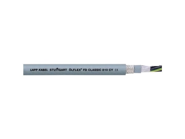 LAPP 26271/50 dragkedjekabel ÖLFLEX® FD CLASSIC 810 CY 4 G 2,5 mm² grå 50 m