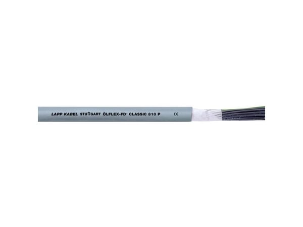 LAPP 26356/50 Vetoketjujohto ÖLFLEX® CLASSIC FD 810 P 18 G 1,5 mm² Harmaa 50 m