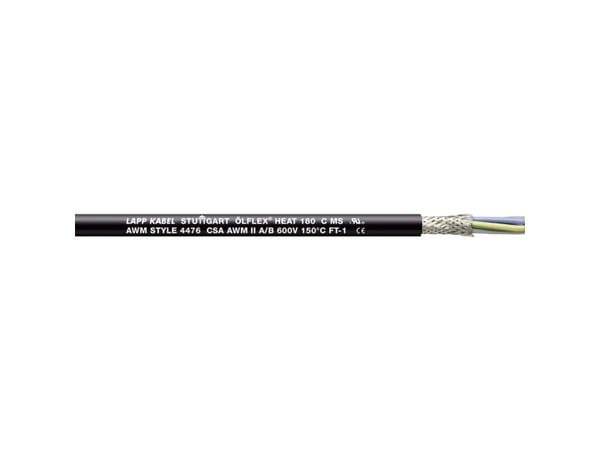 LAPP ÖLFLEX® HEAT 180 C MS Högtemperaturkabel 4 G 1,5 mm² Svart 46718/100 100 m