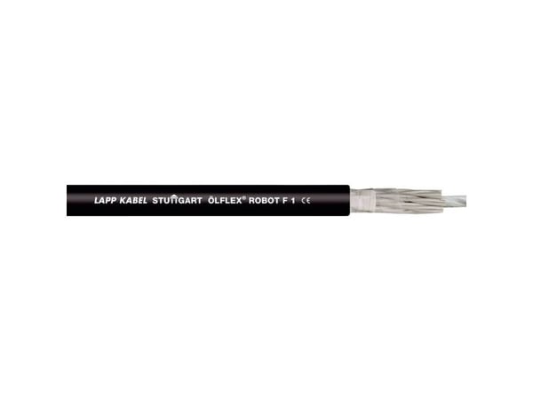 LAPP 29624/50 Kabel för bogseringskedja ÖLFLEX® ROBOT F1 4 G 1,5 mm² Svart 50 m