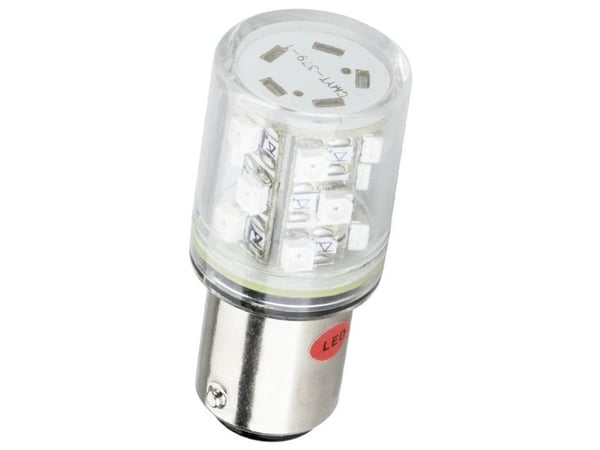 Barthelme LED-diodi BA15d Valkoinen 24 V/DC, 24 V/AC 42 lm 52190215