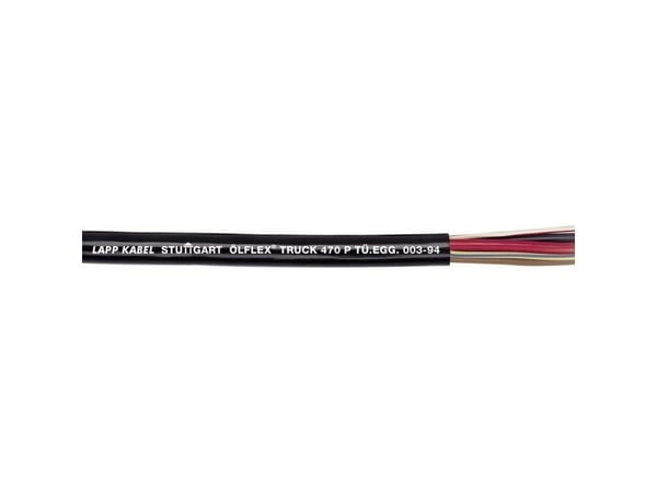 LAPP ÖLFLEX® TRUCK 470 P Ajoneuvokaapeli 7 x 1,5 mm² Musta 7027088/100 100 m