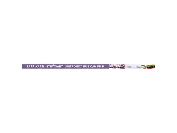 LAPP 2170278/100 Väyläkaapeli UNITRONIC® BUS 1 x 2 x 0,5 mm² Violet 100 m