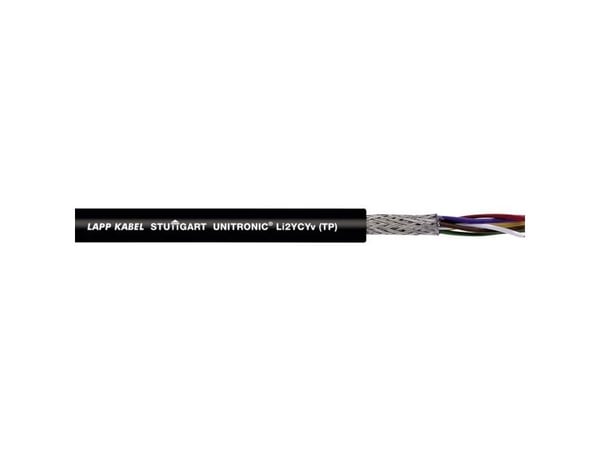 LAPP 31360/100 Datakabel UNITRONIC® Li2YCYv (TP) 2 x 2 x 0.5 mm² Sort 100 m